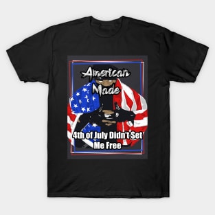 American Made July Fourth Red White Blue T-Shirt